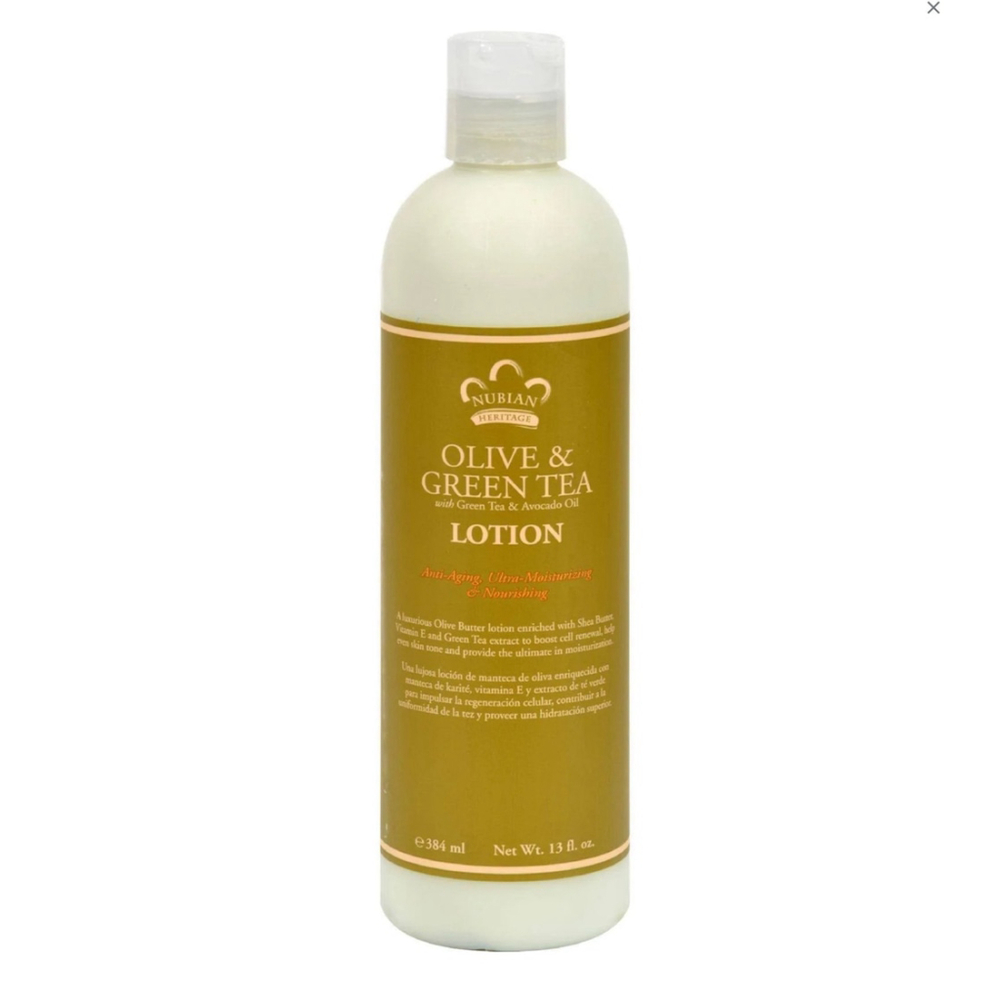 New Nubian Heritage Olive & Green Tea Body Lotion with Avocado